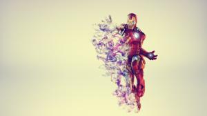 Iron Man, Simple Background wallpaper thumb