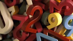 Numbers, Close Up, Colorful, 3D wallpaper thumb