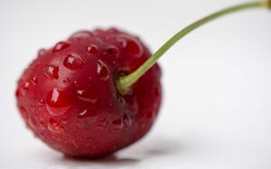 cherry, berry, drops, macro wallpaper thumb