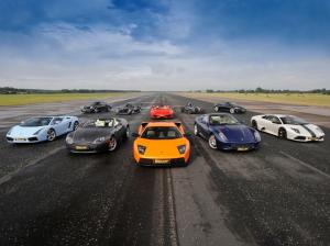 Supercars, Lamborghini, Aston Martin, Ferrari wallpaper thumb