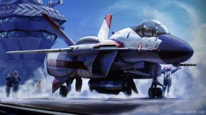 Macross Fighter Jet wallpaper thumb