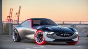 Opel GT concept supercar front view wallpaper thumb