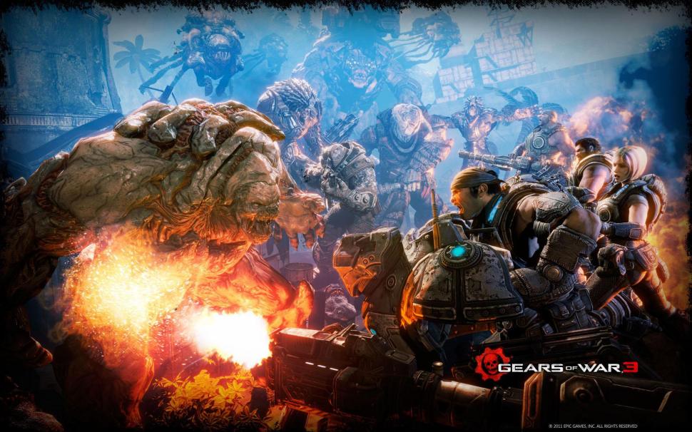 Gears of War 3 Battle wallpaper,battle HD wallpaper,gears HD wallpaper,games HD wallpaper,1920x1200 wallpaper