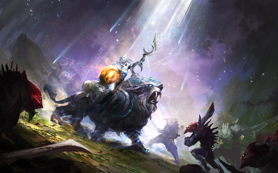 Dota 2 wallpaper,dota 2 wallpapers HD wallpaper,moon rider backgrounds HD wallpaper,characters HD wallpaper,battle HD wallpaper,2880x1800 wallpaper