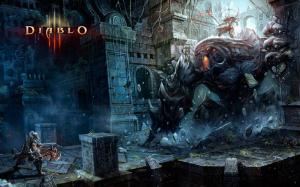 Barbarian Fight Diablo 3 wallpaper thumb