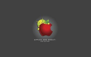 Android and Apple wallpaper thumb
