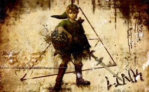 Zelda Link Shield Master Sword HD wallpaper thumb