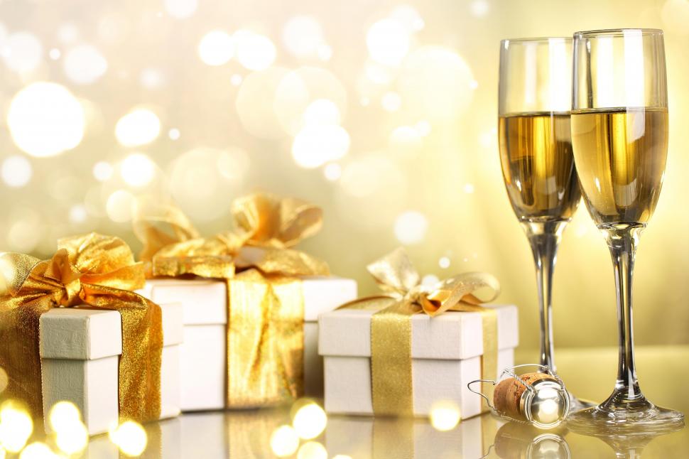 Champagne boxes gifts holiday christmas merry wallpaper,champagne HD wallpaper,boxes HD wallpaper,gifts HD wallpaper,holiday HD wallpaper,christmas HD wallpaper,5760x3840 wallpaper
