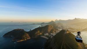 Rio de Janeiro Landscape Mountains Buildings HD wallpaper thumb