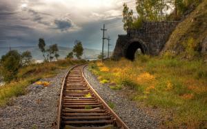 Railroad Rails HD wallpaper thumb