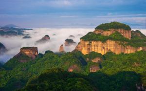 World Natural Heritage, Danxia Mountain, China scenery wallpaper thumb