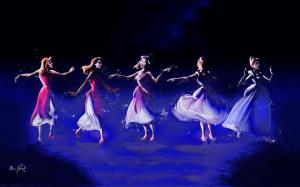 Cinderella Disney Dance Dress HD wallpaper thumb