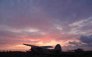 Sunrise Over Sibirian Airfield wallpaper thumb