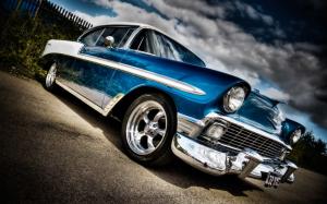 Classic Car Classic Chevrolet Bel Air HDR HD wallpaper thumb