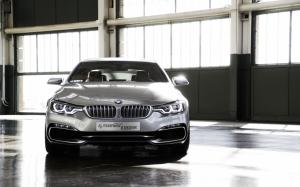 BMW 4 Series Coupe concept car front view wallpaper thumb