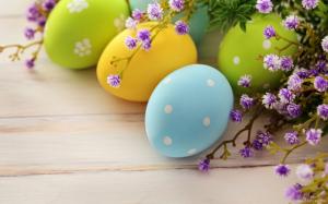 Colour Full Easter Eggs Background wallpaper thumb