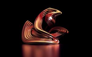 3D abstract curve wallpaper thumb
