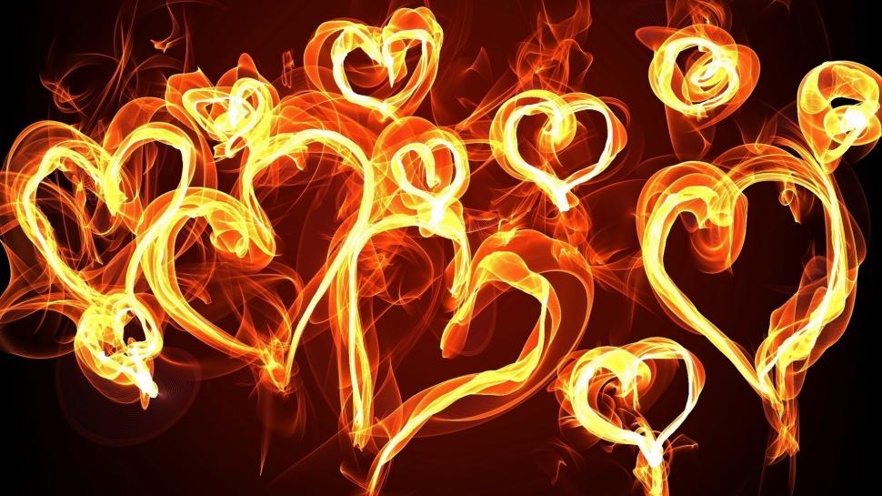 Abstraction of love hearts fire wallpaper,Abstraction HD wallpaper,Love HD wallpaper,Heart HD wallpaper,Fire HD wallpaper,1920x1080 wallpaper