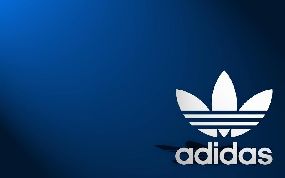 Adidas Logo Blue Background wallpaper,brand HD wallpaper,shoes HD wallpaper,cloths HD wallpaper,sport aticles HD wallpaper,1920x1200 wallpaper