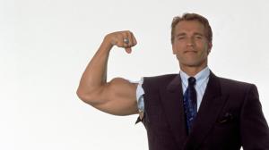 arnold schwarzenegger, bodybuilder, athlete, actor, celebrity, muscles, shirt wallpaper thumb