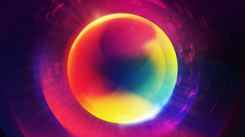 Colorful, Circle, Abstract wallpaper,colorful wallpaper,circle wallpaper,1366x768 wallpaper