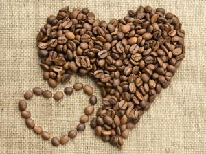 Coffee, love, heart, beans wallpaper thumb