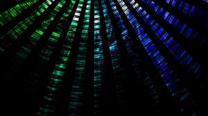 Colorful lights in the windows wallpaper thumb
