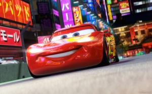 Lightning McQueen in Cars 2 HD wallpaper thumb