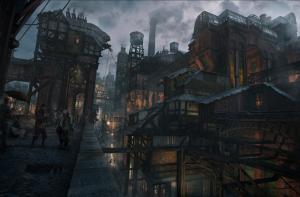 Fantasy Art, Architecture, Old Building, Overcast, City wallpaper thumb