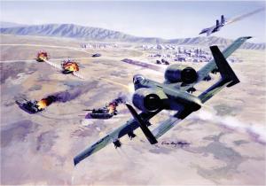 Aircraft, War, Battle, Air Forces, Fairchild Republic A-10 Thunderbolt II wallpaper thumb