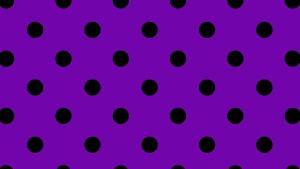 Art, Abstract, Polka Dot, Black Balls, Purple Background wallpaper thumb