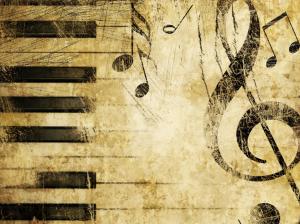 Wonderful piano music notation wallpaper thumb