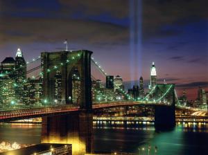 Tribute in Light, New York City HD wallpaper thumb