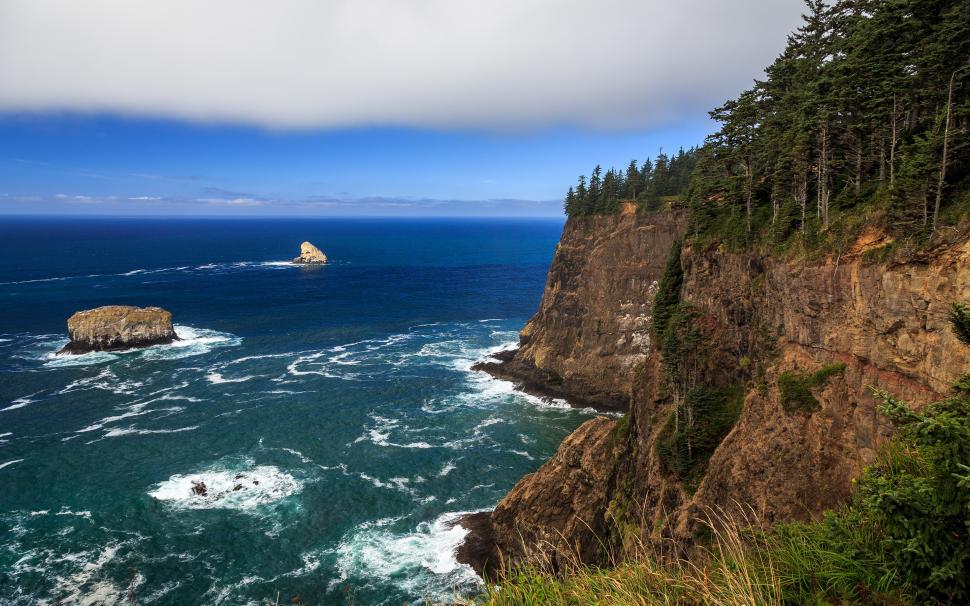 Oregon Coast wallpaper,rocks HD wallpaper,beach HD wallpaper,forest HD wallpaper,coast HD wallpaper,ocean HD wallpaper,Oregon Coast HD wallpaper,2880x1800 wallpaper