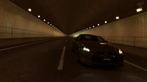 Gran Turismo Nissan Skyline GTR Tunnel HD wallpaper thumb