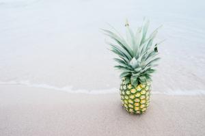 Pineapples, Beach, Fruit wallpaper thumb