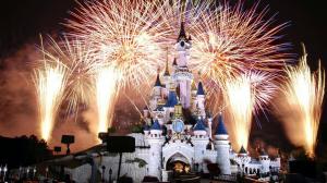 Disneyl Castle Fireworks wallpaper thumb