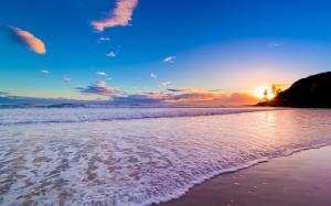 Australia Queensland, Gold Coast, beautiful sunset wallpaper thumb