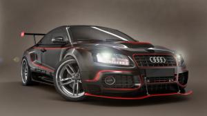 Audi black tuning cars wallpaper thumb
