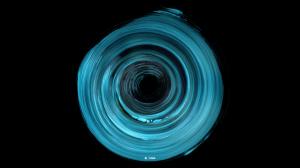 Circle Black Blue Abstract HD wallpaper thumb