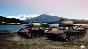 World of Tanks Tanks Type 61 Games 3D Graphics wallpaper thumb