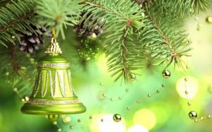 New Year Christmas Tree Bell wallpaper thumb