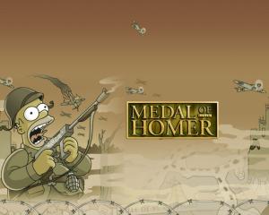 Medal of Homer Medal of Honor Homer The Simpsons HD wallpaper thumb