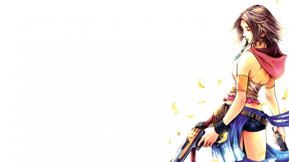 Final Fantasy Anime White Yuna HD wallpaper,video games HD wallpaper,fantasy HD wallpaper,anime HD wallpaper,white HD wallpaper,final HD wallpaper,yuna HD wallpaper,1920x1080 wallpaper