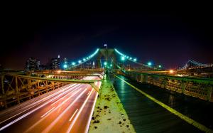 Brooklyn Bridge Nights HD wallpaper thumb