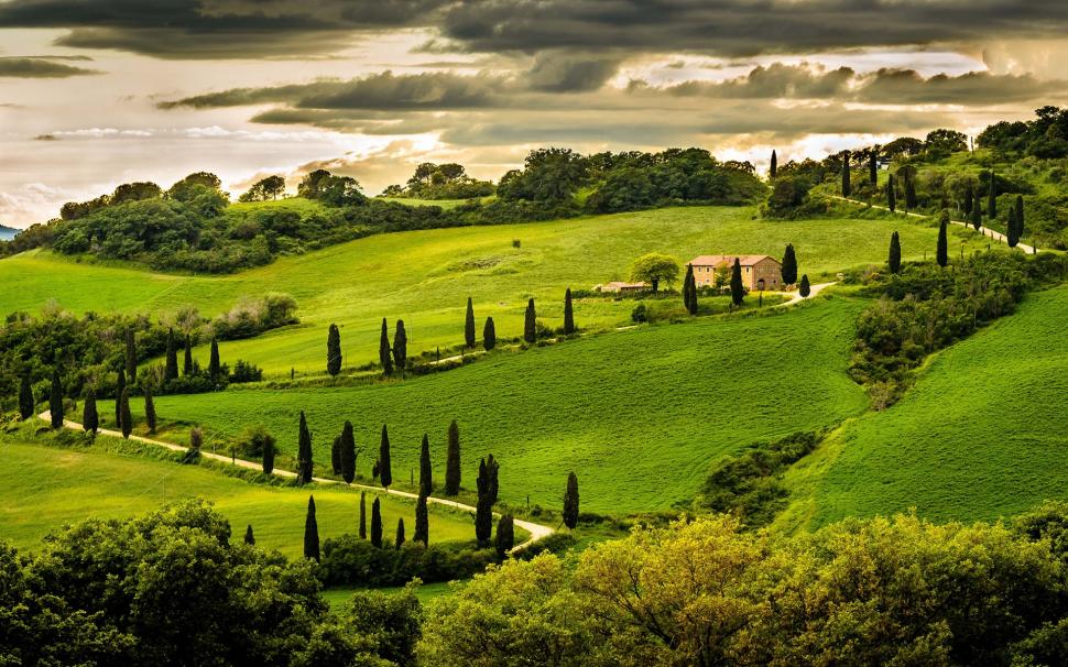 Umbria, Italy, nature landscape, hill, house, trees, green, sky, clouds wallpaper,Umbria HD wallpaper,Italy HD wallpaper,Nature HD wallpaper,Landscape HD wallpaper,Hill HD wallpaper,House HD wallpaper,Trees HD wallpaper,Green HD wallpaper,Sky HD wallpaper,Clouds HD wallpaper,1920x1200 wallpaper