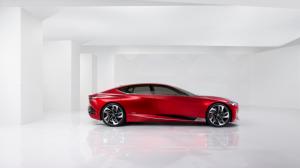 Red Acura Precision Concept supercar side view wallpaper thumb