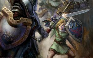 Zelda Link Shield Sword Drawing HD wallpaper thumb