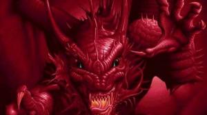 Red Dragon Fantasy HD Background wallpaper thumb