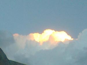 Cloud Illuminated By Hidden Sun wallpaper thumb